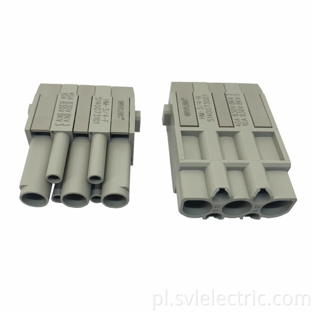 Heavy duty connector modular 